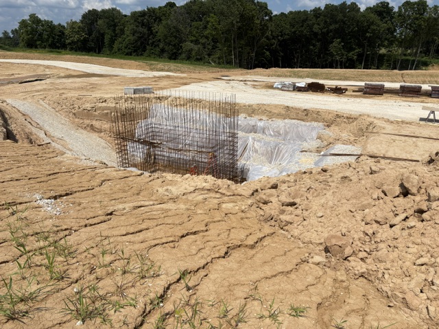 CHlorine feed house foundation